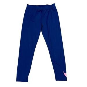 Nike Dri Fit Athletic Leggings Blue Pink Size 6X